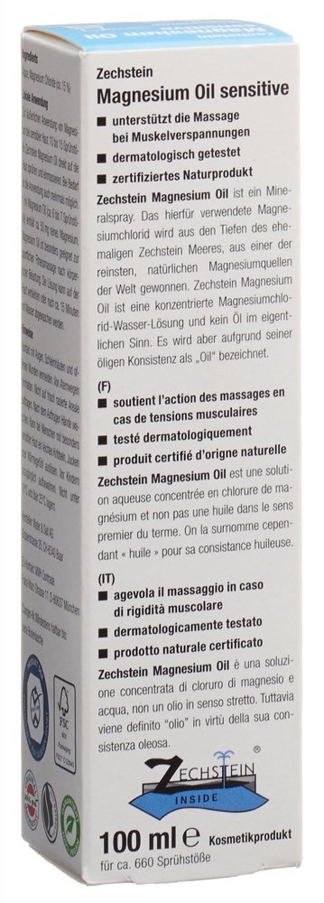 ZECHSTEIN Magnesium Öl Öl sensitive Spr 100 ml