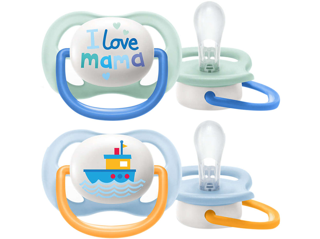 CHUPETA AVENT ULTRA AIR HAPPY MENIN 0-6MESES 2UN