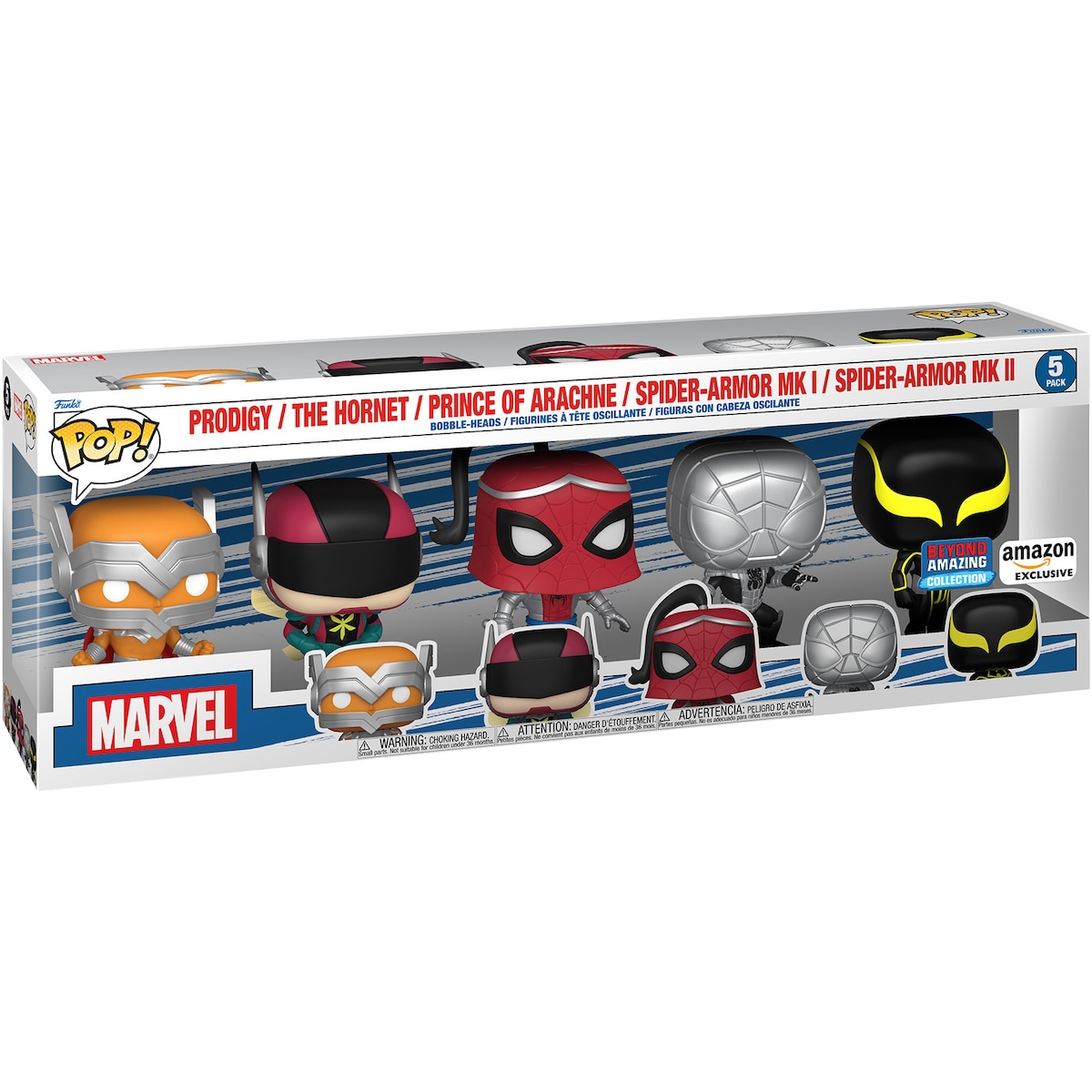 Funko Marvel actionfigur 5-pakning (Spiderman)