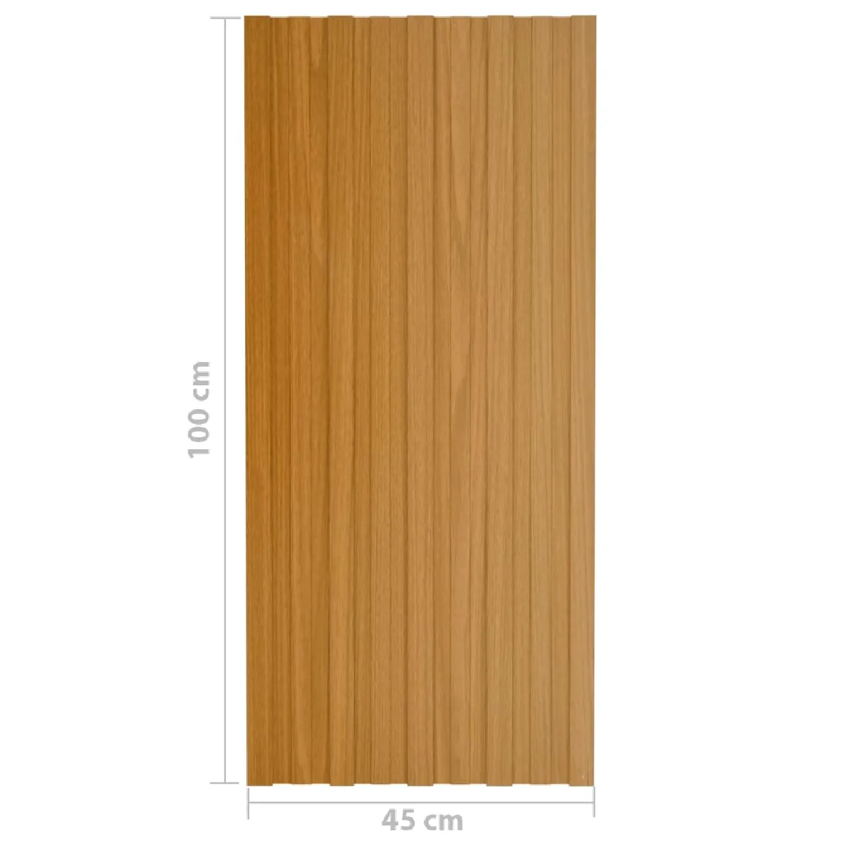vidaXL Panneaux De Toiture - Naturel