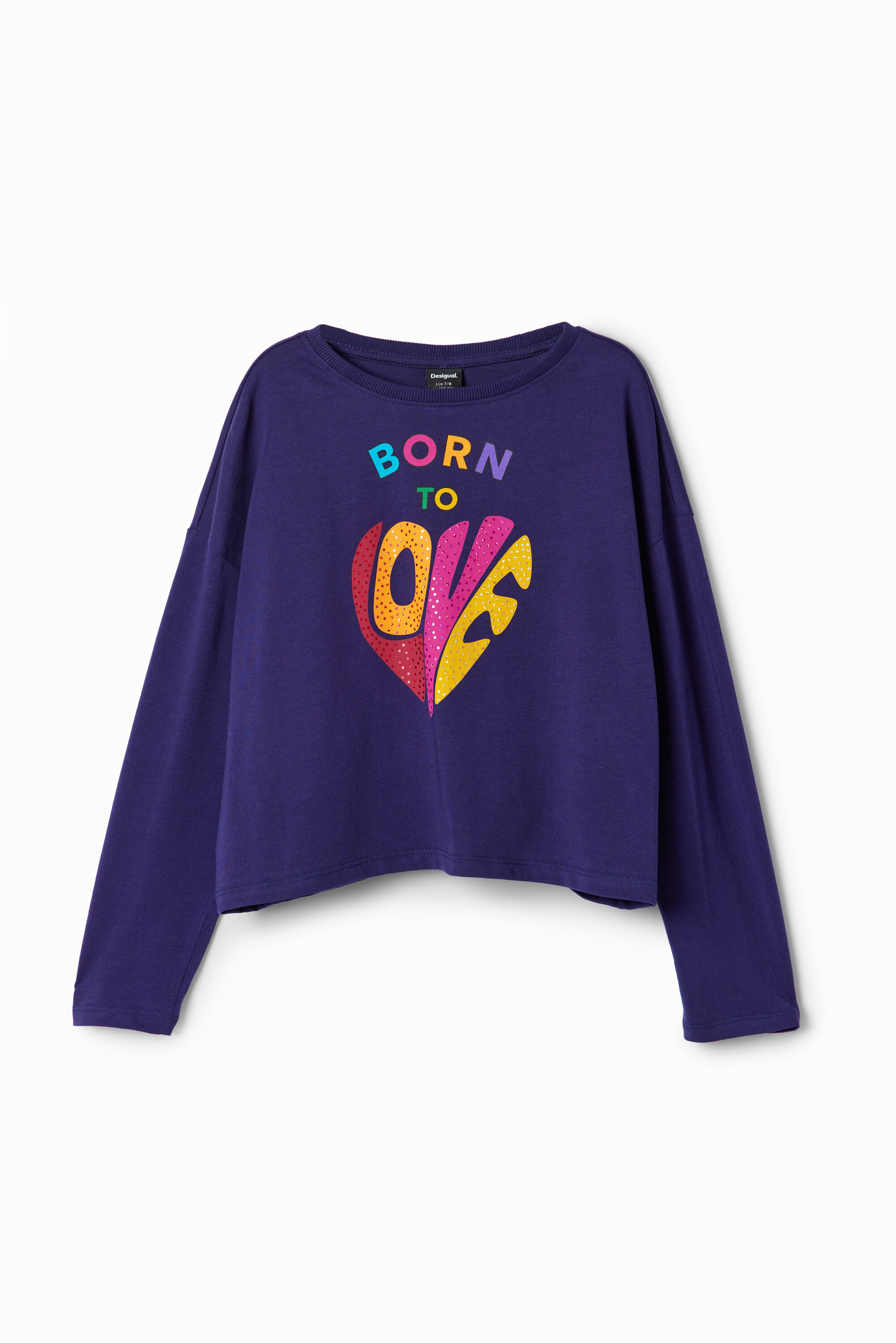 Camiseta cropped Love