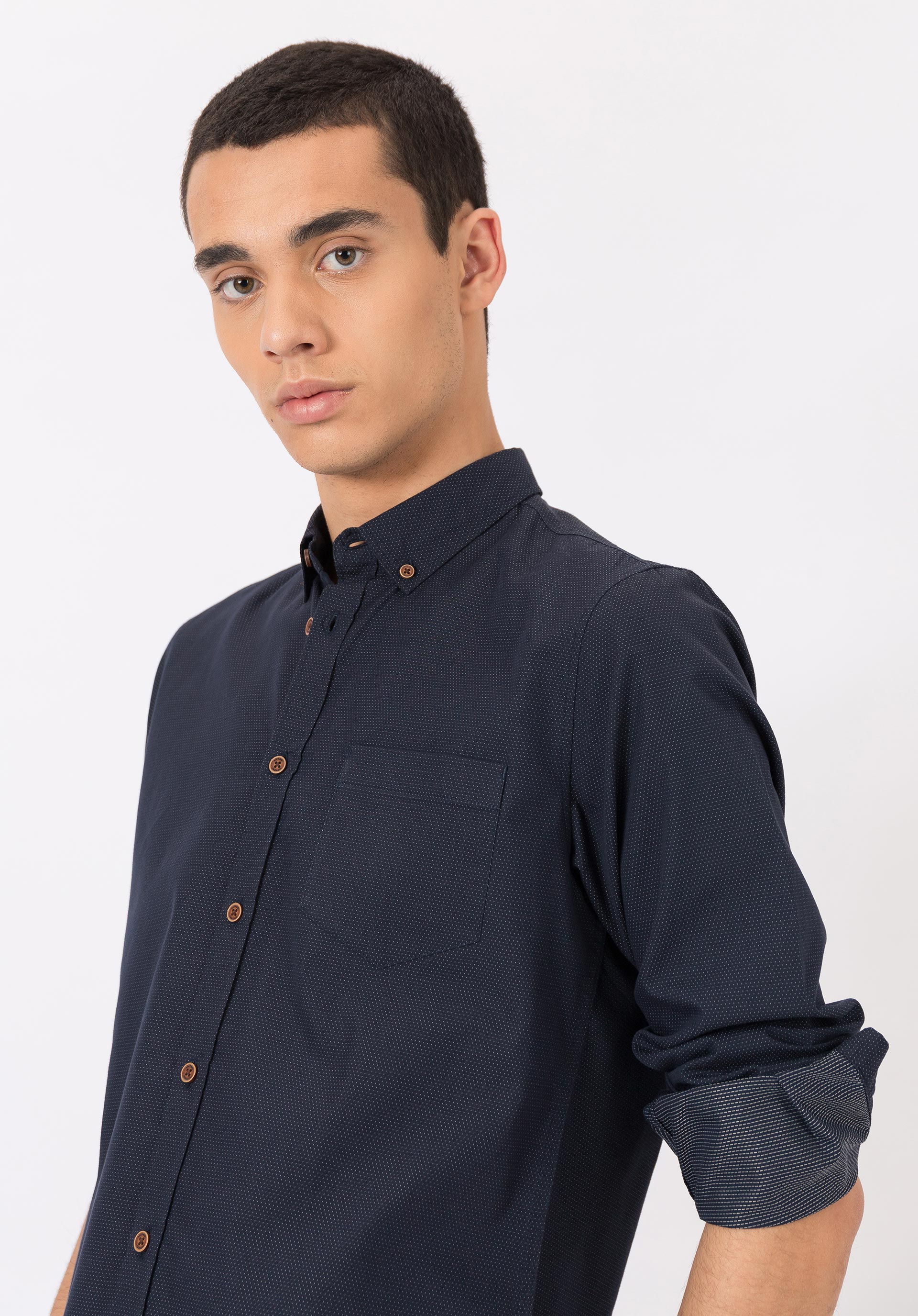 Camisa Azul marinho escuro