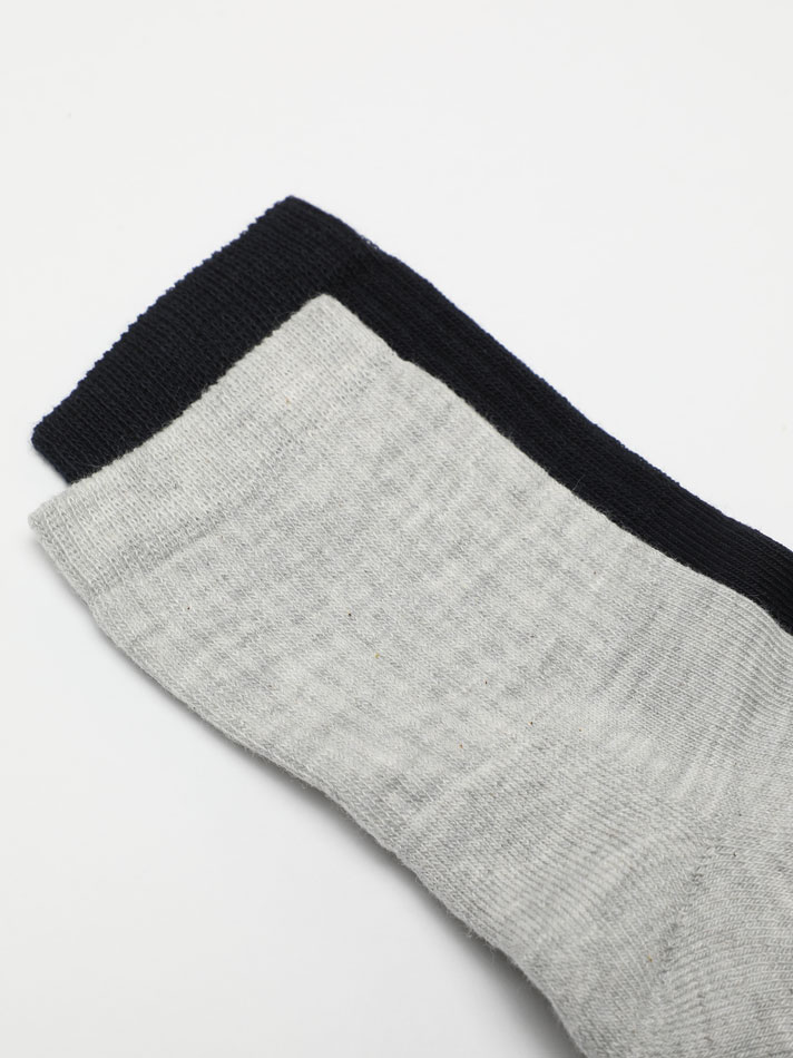 Pacote com 5 pares de meias esportivas - Cinza