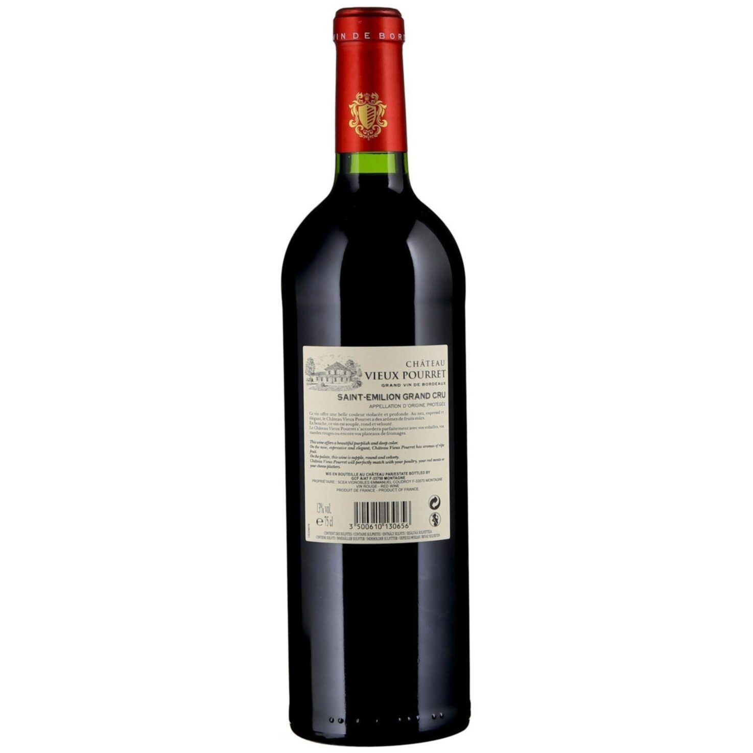 Saint-Emilion AC Grand Cru Château Vieux Pourret -75cl