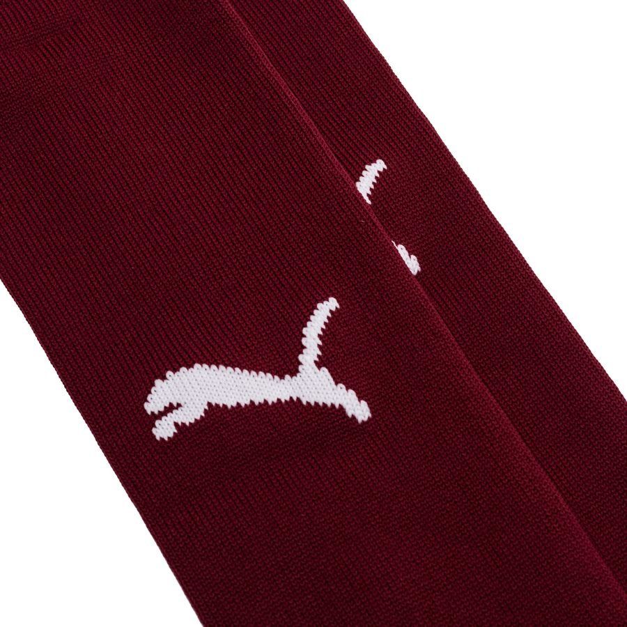 PUMA Chaussettes de Football LIGA Core - Bordeau/Blanc