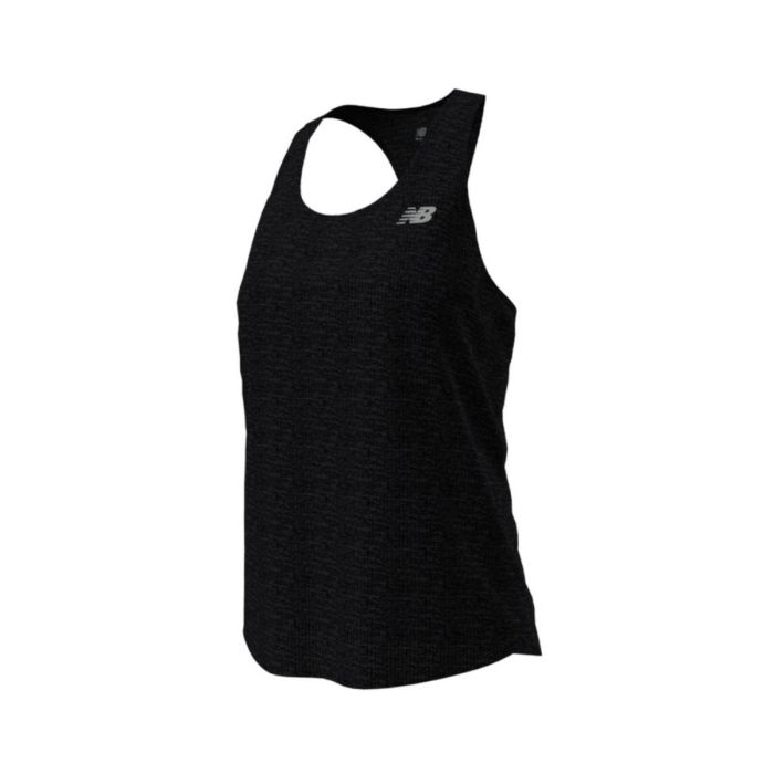 New Balance Dame Singletter Athletics Tank Sort