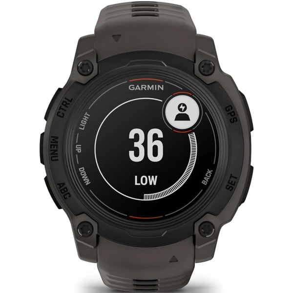 SFS195_Cardio et GPS GARMIN INSTINCT E 40 MM BLACK BEZEL W/ CHARCOAL BAND