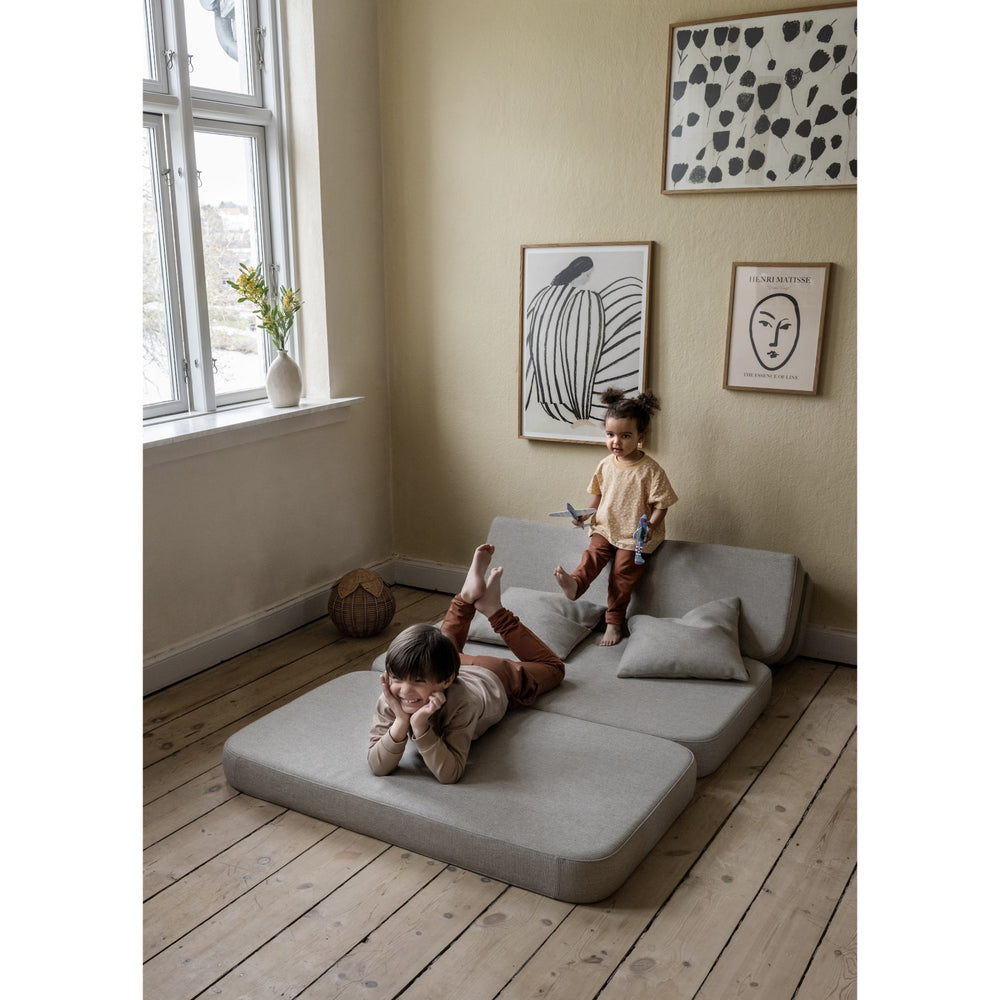 Køb by KlipKlap 3 Fold Sofa Sand With Sand KK 120 Cm