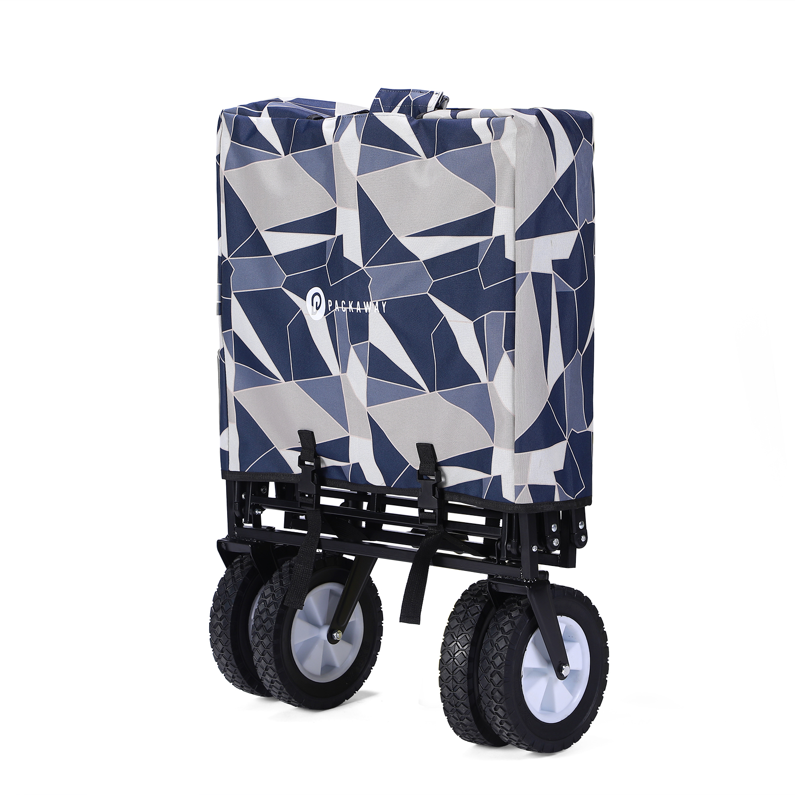 Packaway Opvouwbare polyester bolderkar - Abstract Pastel