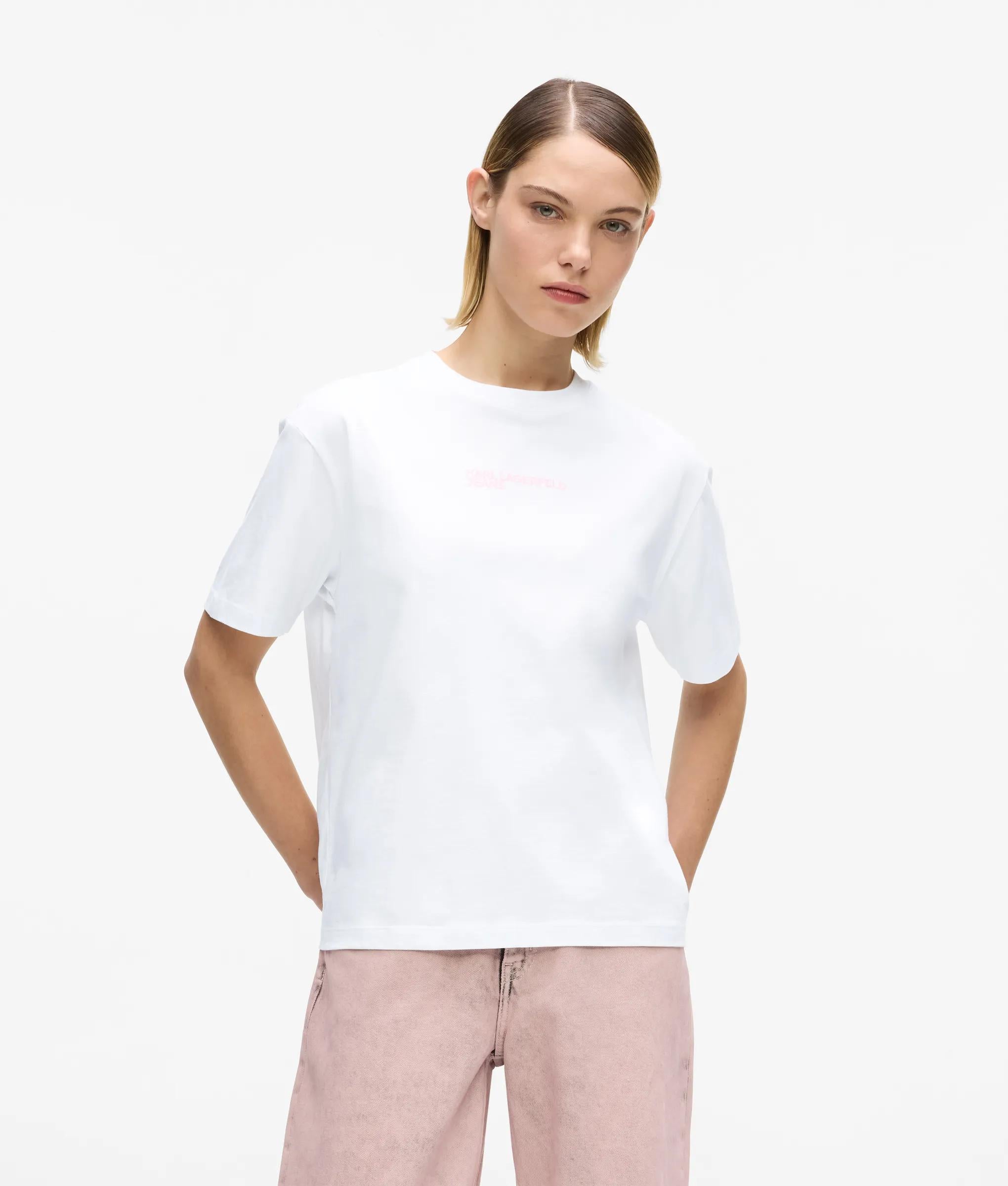 Regular-fit frame-logo t-shirt
