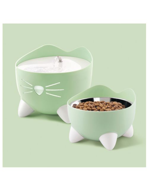 Catit Pixi Fountain Combi Kit - Kattendrinkbak - Groen Wit