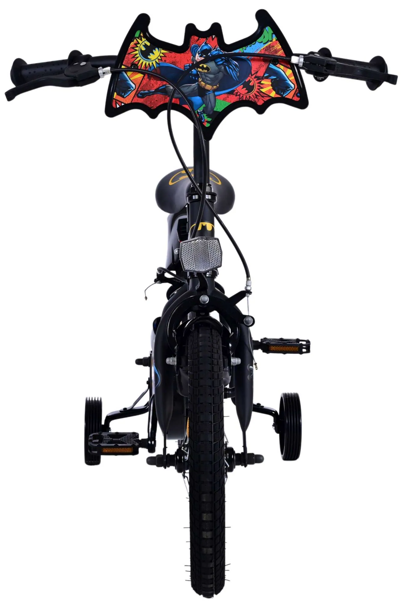 Kinderfahrrad Batman für Jungen 14 Zoll Kinderrad in Schwarz Fahrrad