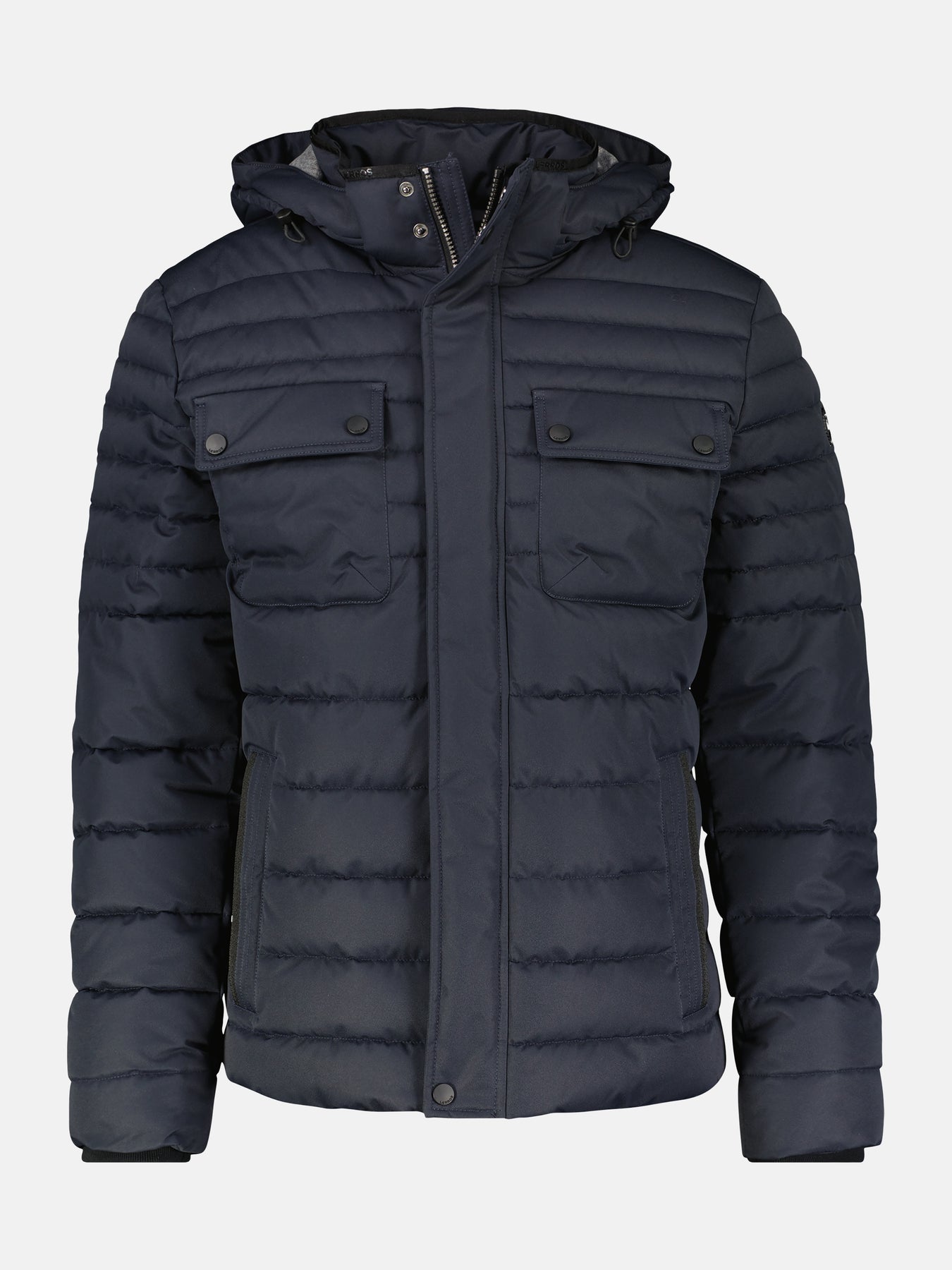 Steppjacke mit abnehmbarer Kapuze