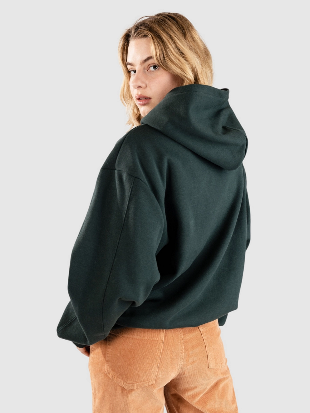 Vans Elevated Double Knit Blousant Hoodie green gables