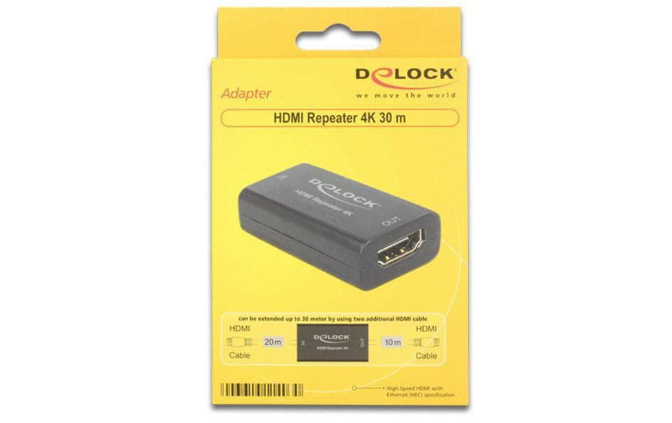 Repeater HDMI 4K 30 mDelock Repeater HDMI 4K 30 m