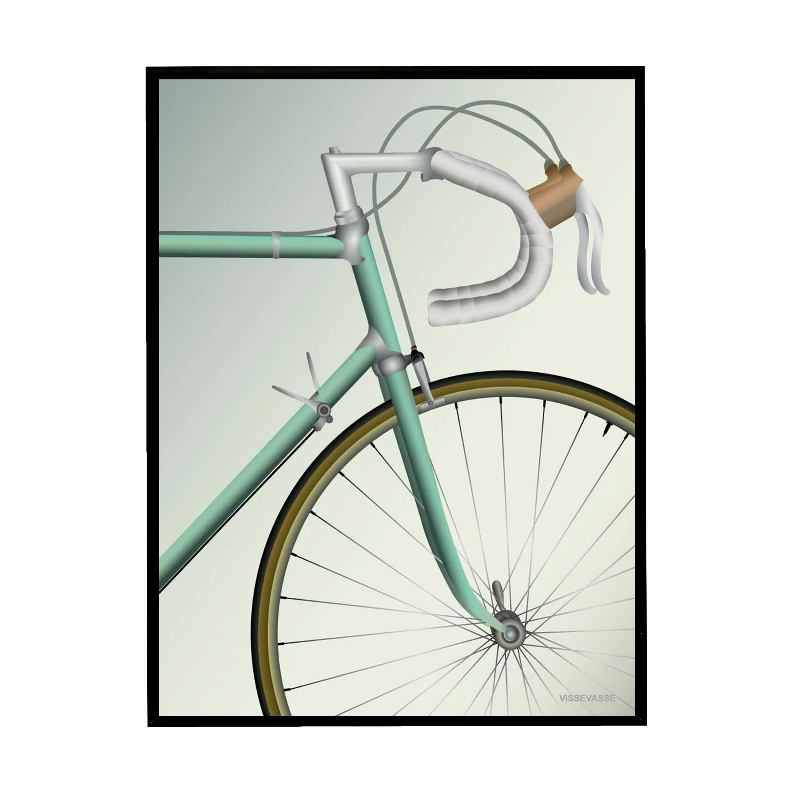 Vissevasse Plakat Racing Bicycle
