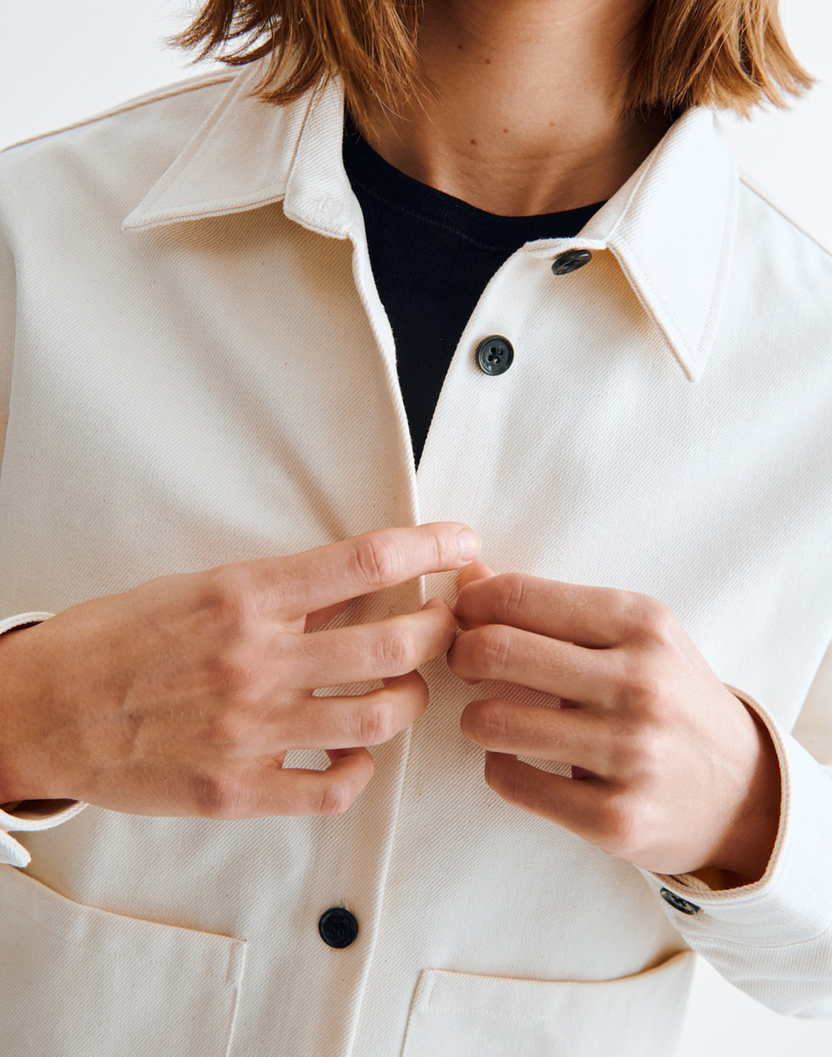 Overshirt van katoen voor dames - Gratis Verzending