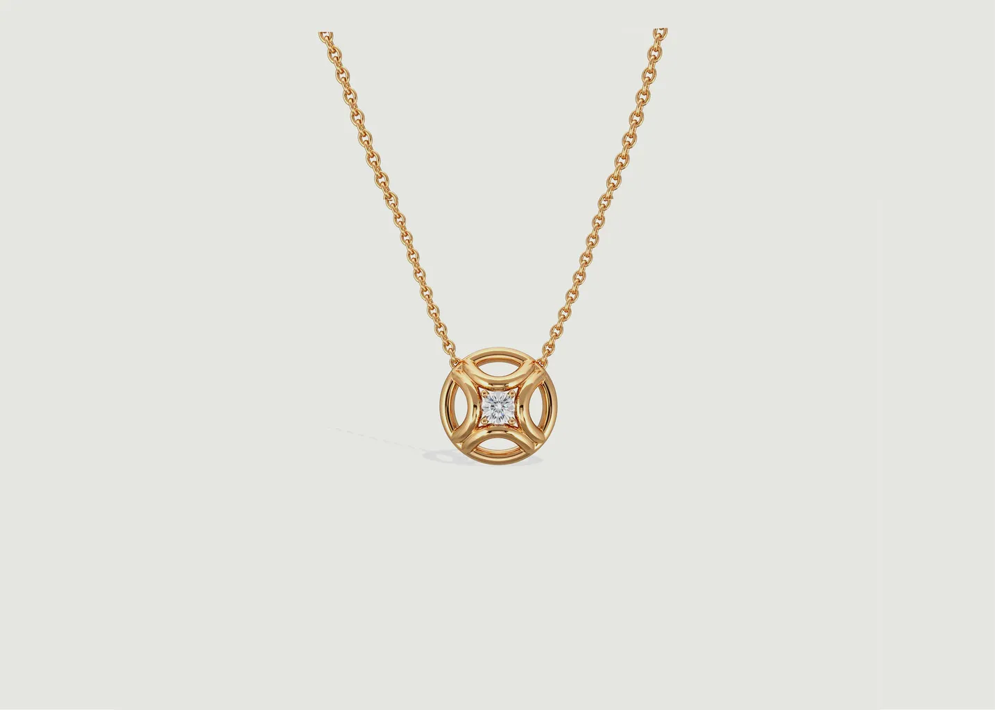 Collier pendentif Perpétuel.le 0.25ct Loyal.e