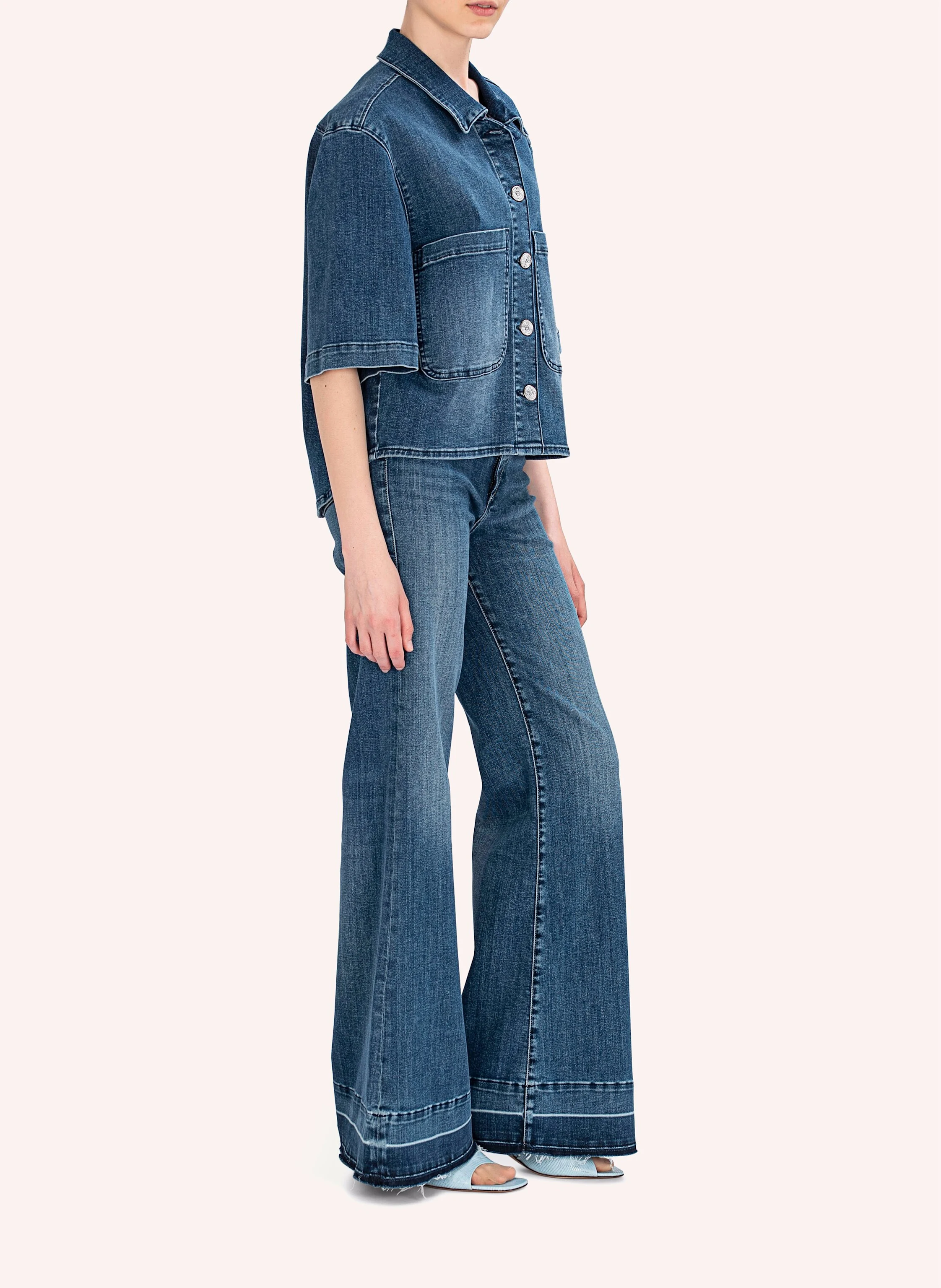 TRUE RELIGION Jeansjacke Kurzarm
