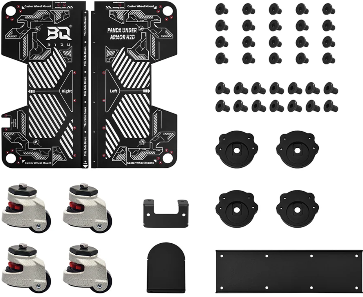 BIQU  Panda Under Armor H2D, 1 Set    Rundumschutz für deine Bambu Lab Drucker