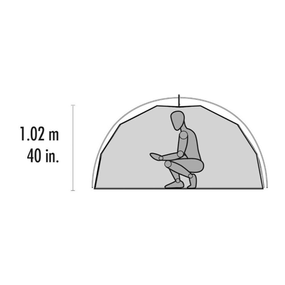 Msr ELIXIR 2 - Tente 2 places gray