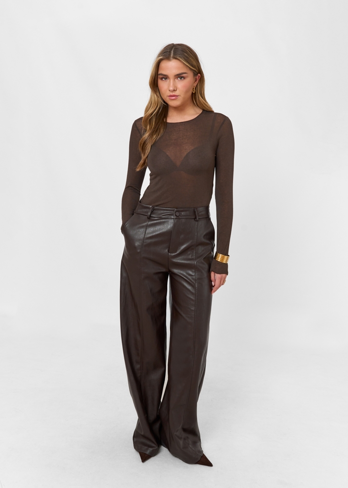Lucy top choco bruin