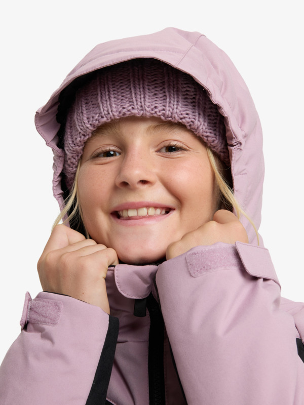Snowsylva 10K Veste de snow technique Noir Fille 8-16 ans