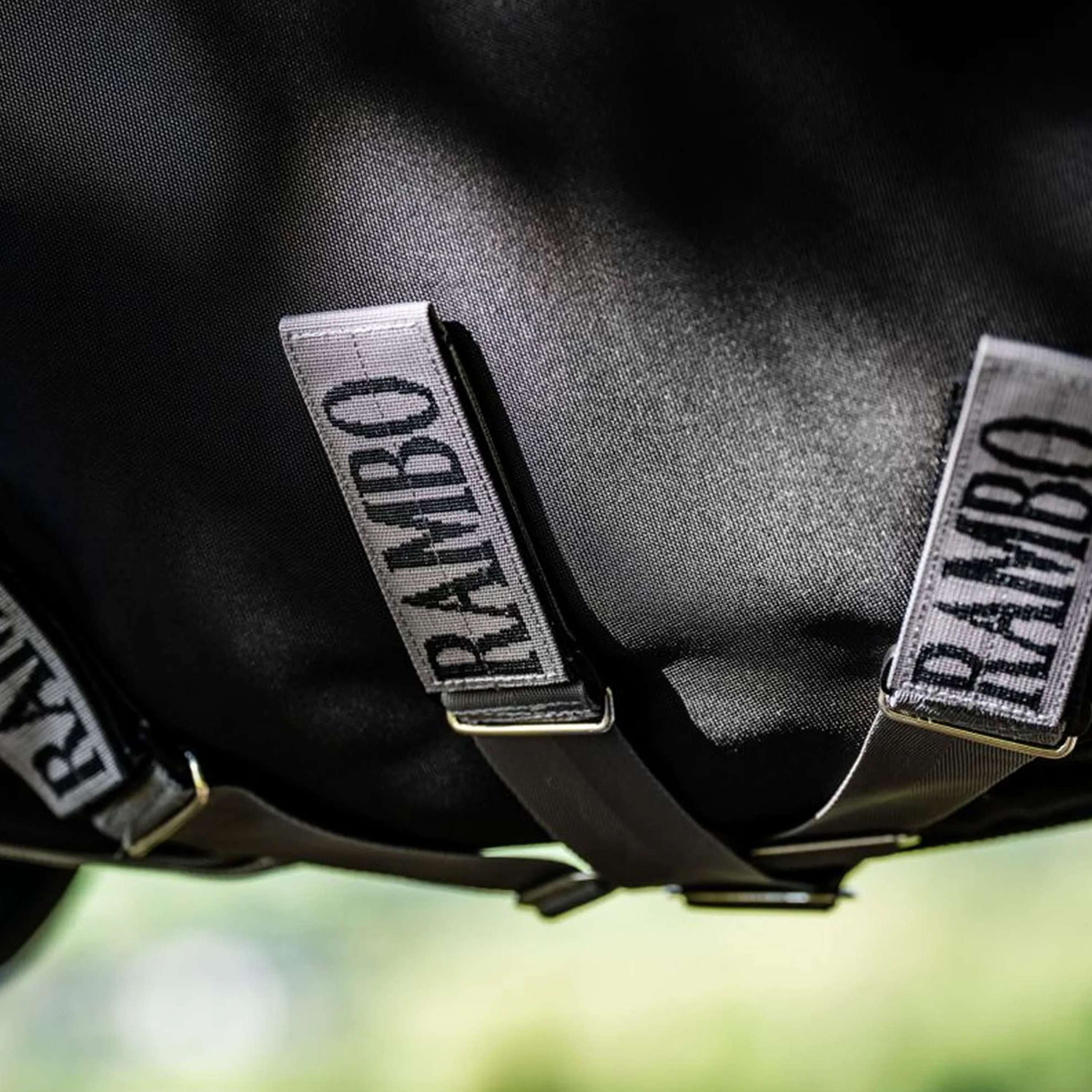 Rambo Turnout 1680D 0g Black/Thunderstorm Grey/Silver