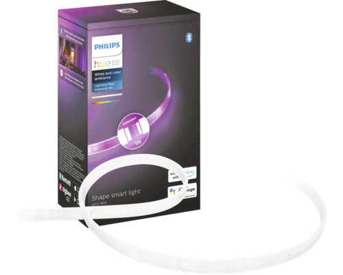 Philips Hue LED Strip Lightstrip Plus Extension RGBW 11,5W 950 lm L 1 m - Compatibel met alle SMART HOME van Hornbach