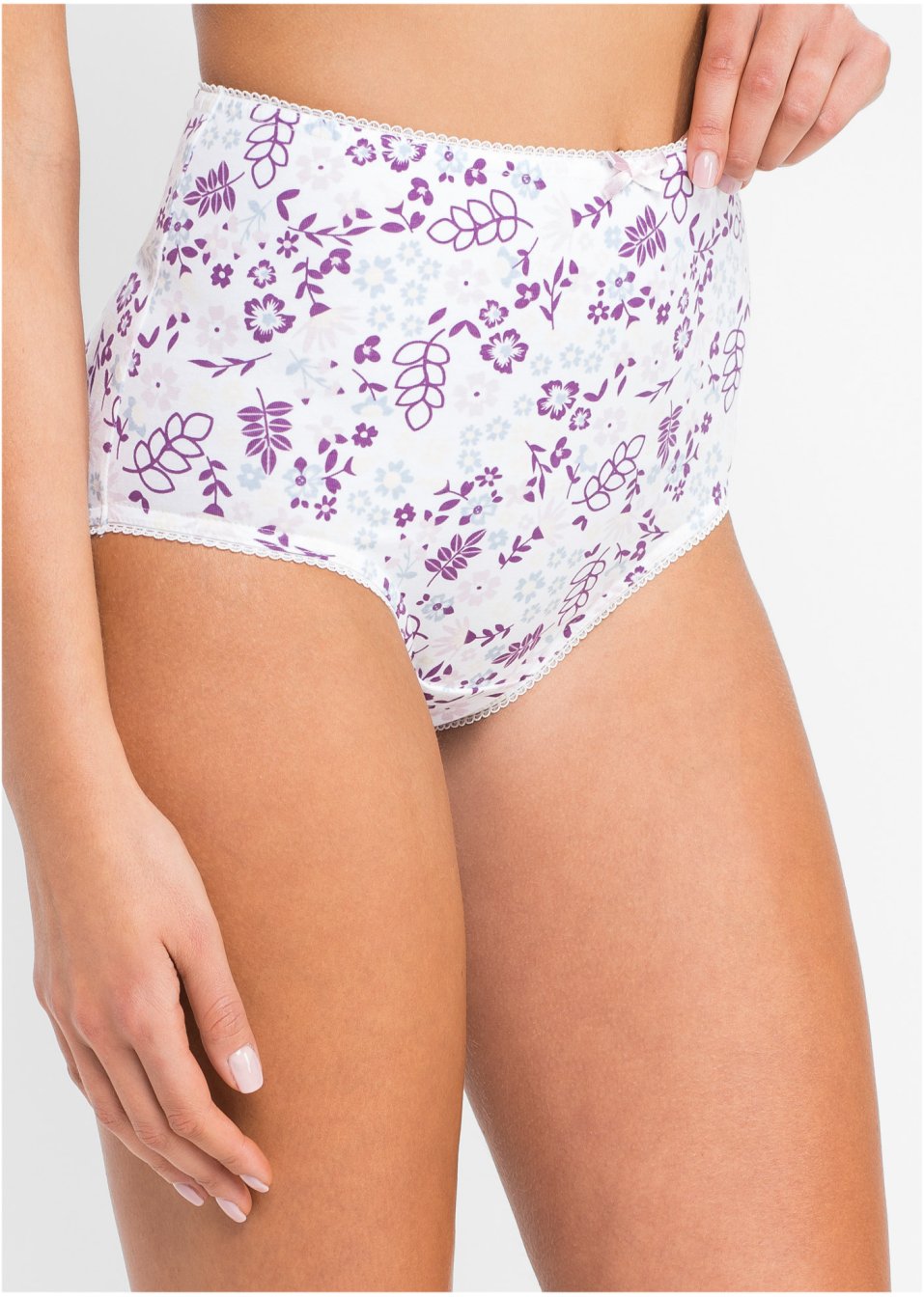 Lot de 5 slips taille haute