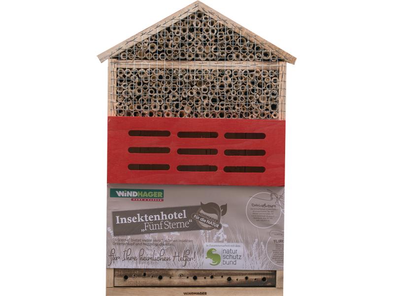 Windhager Insektenhotel 5 Sterne Brutplatz und Winterquartier für nützliche Insekten
