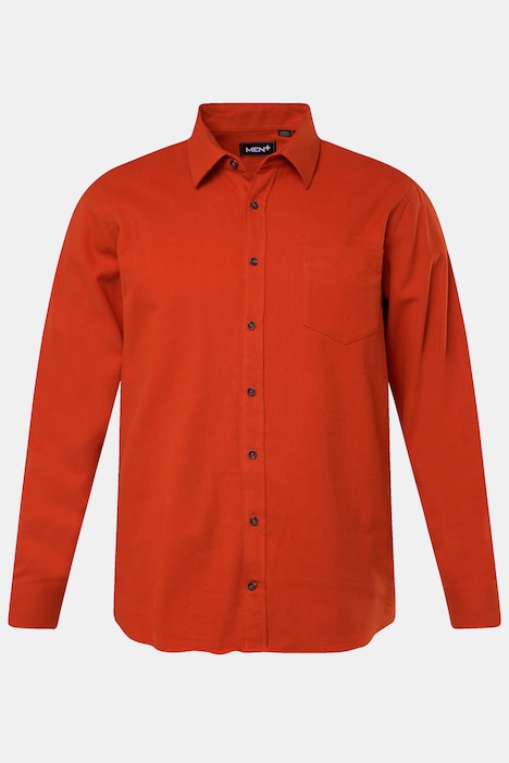 Men+ Flanellhemd, Langarm, Kentkragen, Comfort Fit, bis 8 XL
