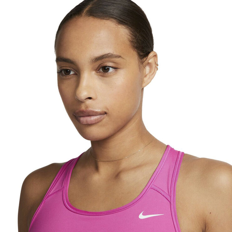 Nike Swoosh Medium Support Sports Bh Pink