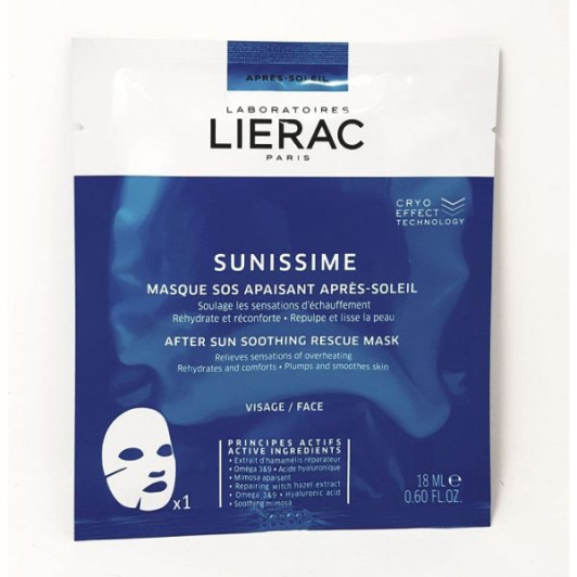 Masque apaisant visage après-soleil Sunissime Lierac