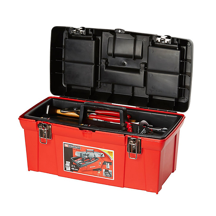Caisse à outils polypropylène Facom + 20 pièces