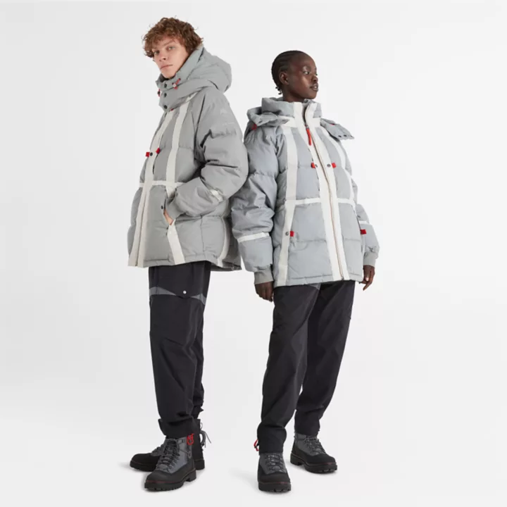 Doudoune Timberland x Raeburn en gris