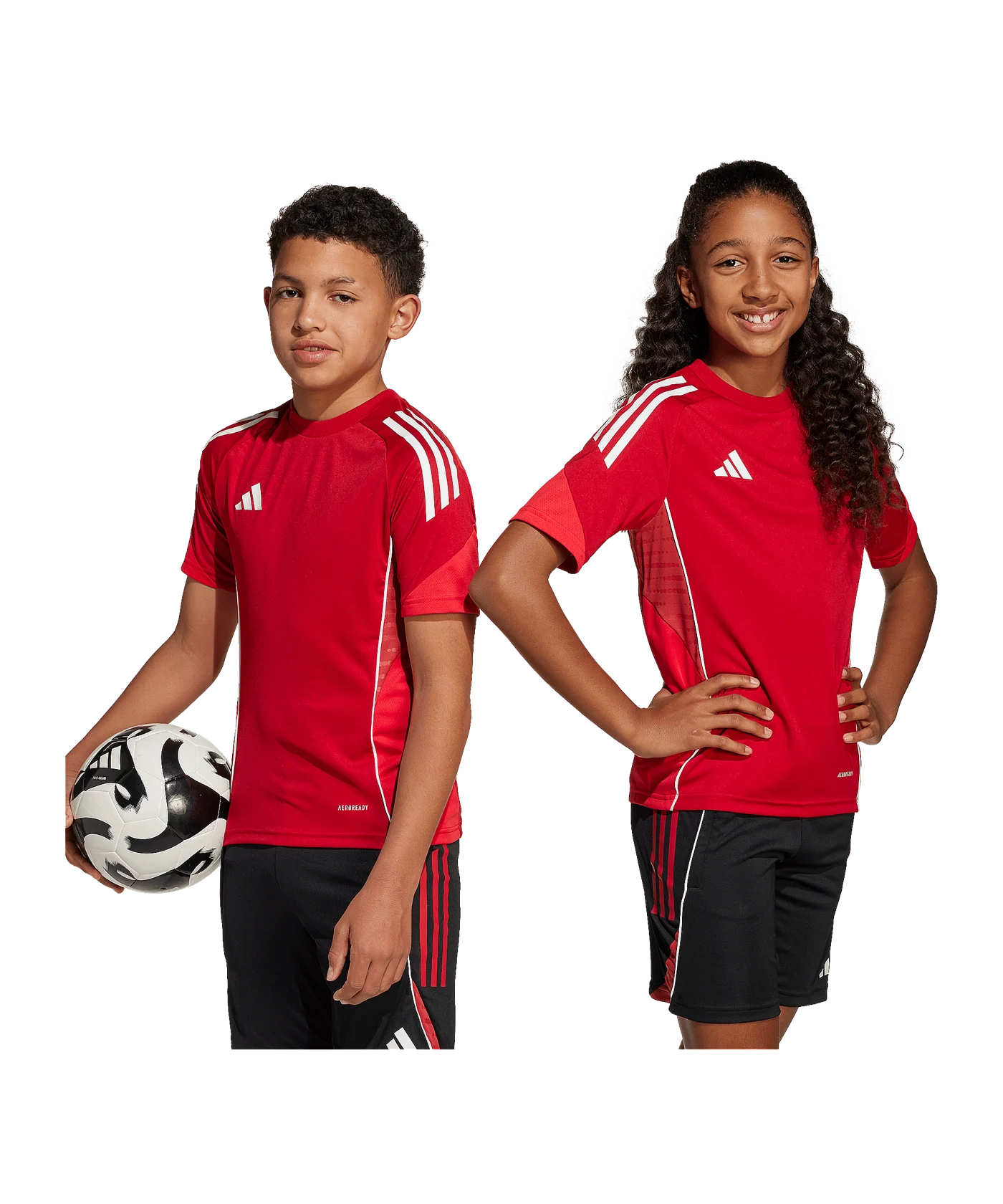 adidas Tiro 25 Competition Trainingsshirt Kids Rot