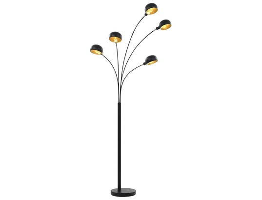 VIDAXL - Lampadaire salon Lampadaire 200 cm 5 x e14 noir et doré