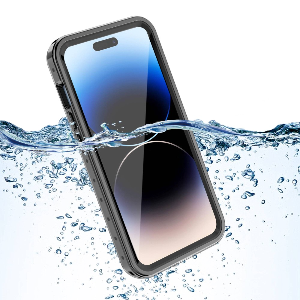 iPhone 14 Pro Wasserfeste Outdoor Schutz Hülle (IP68) - Schwarz