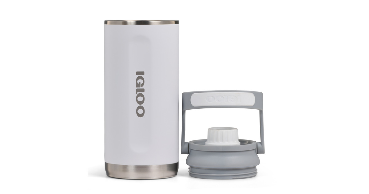 IglooTwist ‘n’ Chug Bottle 36 oz, 1,06 liter drinkfles  (Wit)