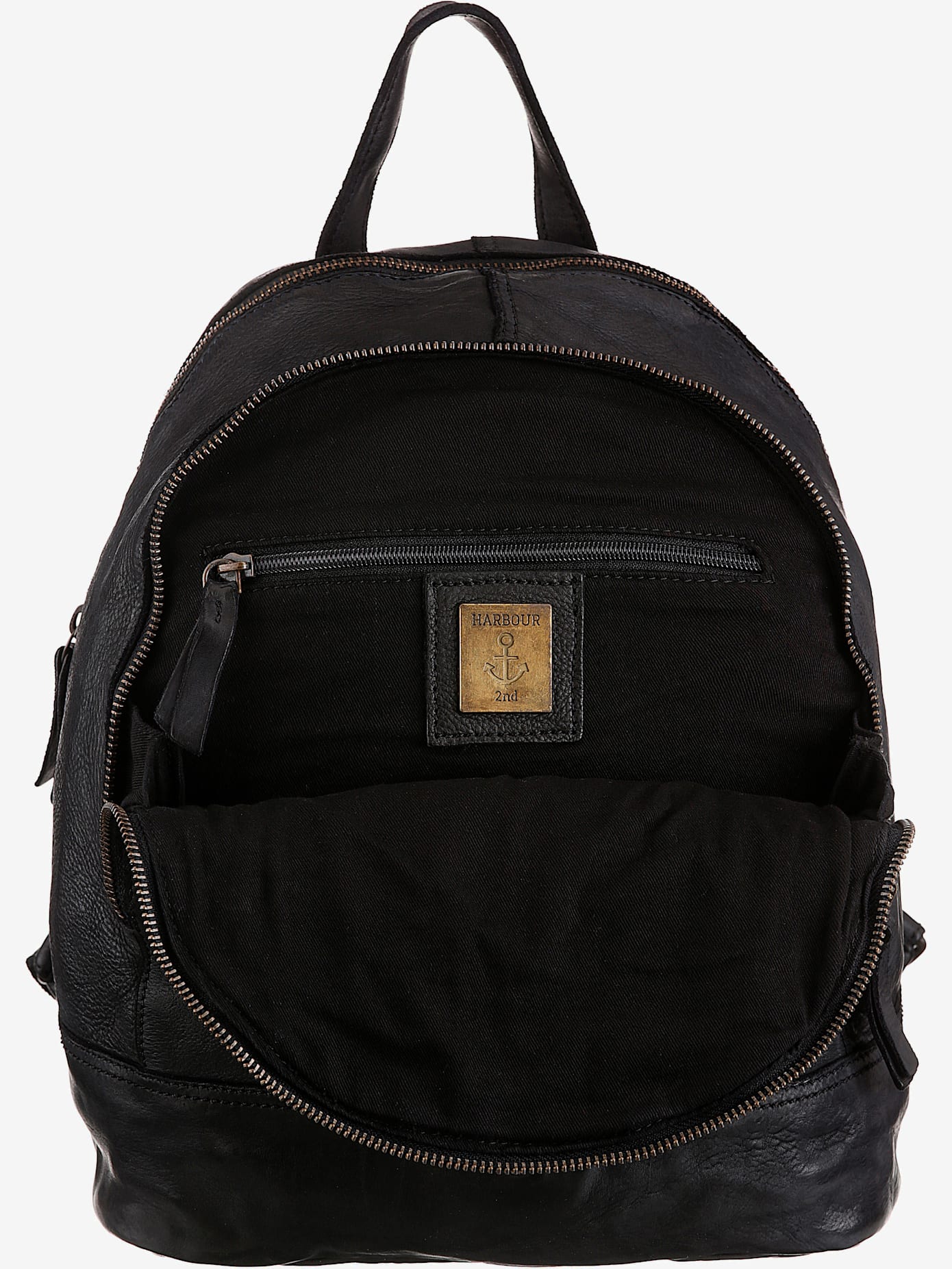 Sac à dos citadin en cuir délavé