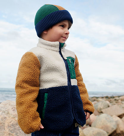 Liewood Fleecejakke - Nolan - Classic Navy Multi Mix
