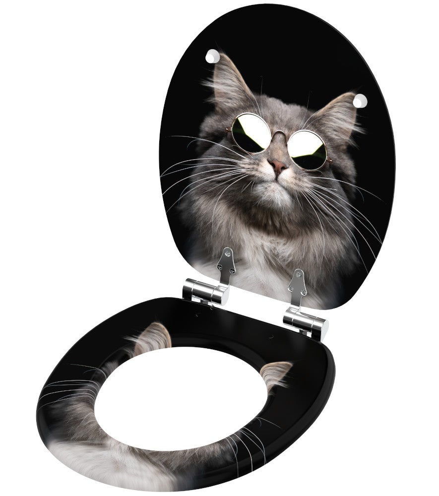 Cool Cat toiletbril met soft-close mechanisme
