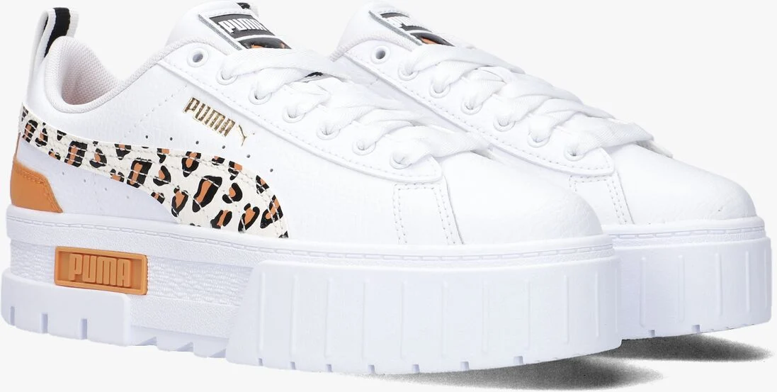 PUMA witte puma lage sneakers mayze wild jr