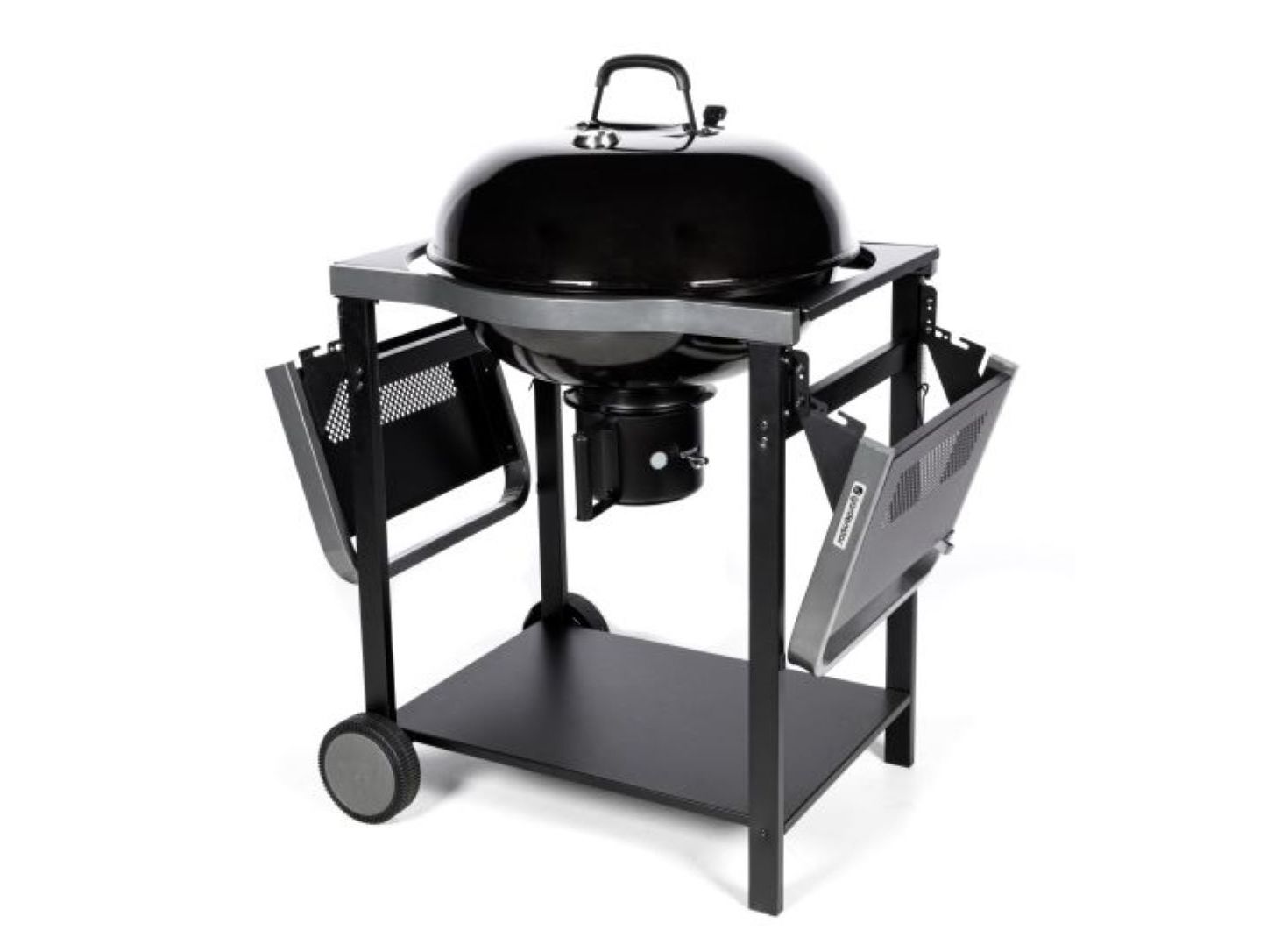 BARBECUE A CARVÃO GARDENSTAR COM RODAS E TAMPA 135.5X58.5X104CM