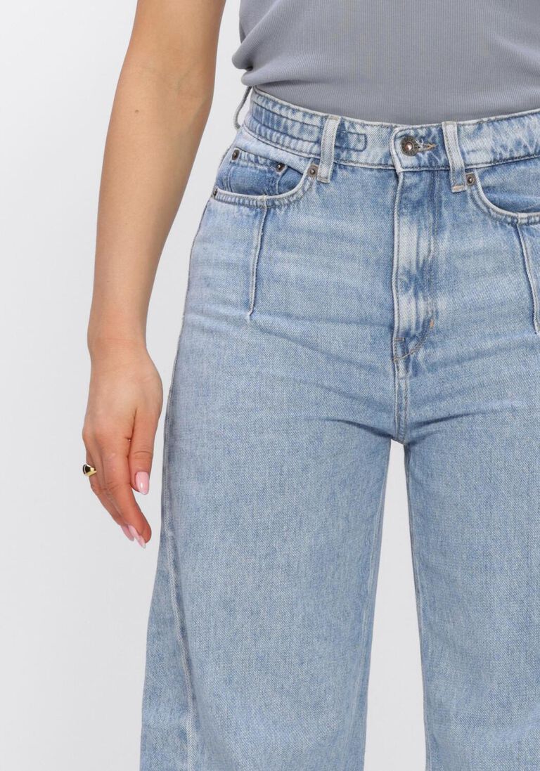 blauwe drykorn wide jeans liable barrel