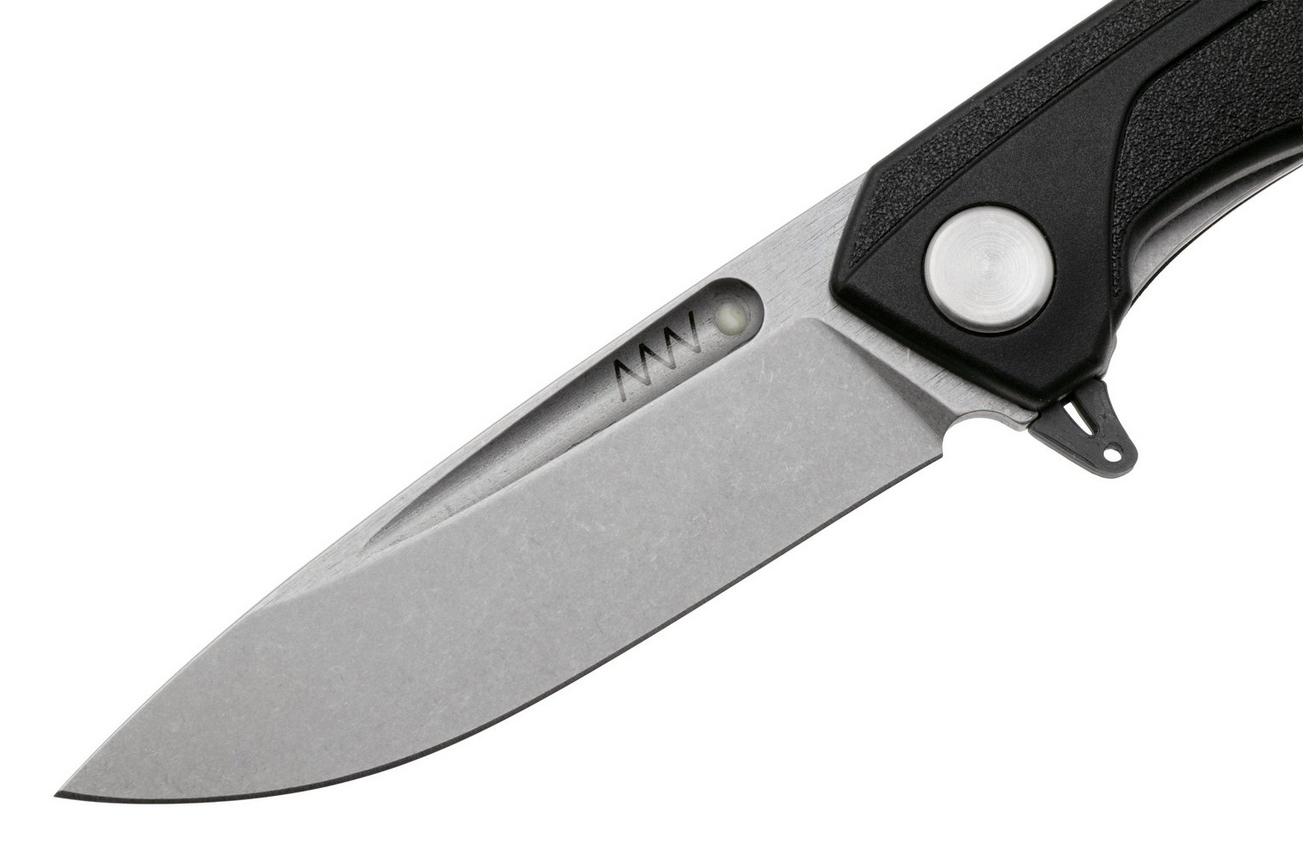 ANV Z200 PLUS-003, Stonewashed Sleipner, Black GRN zakmes