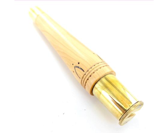 Nontron Virole n° 25 Double virole Manche en buis pyrogravure Couteaux de Poche par Nontron