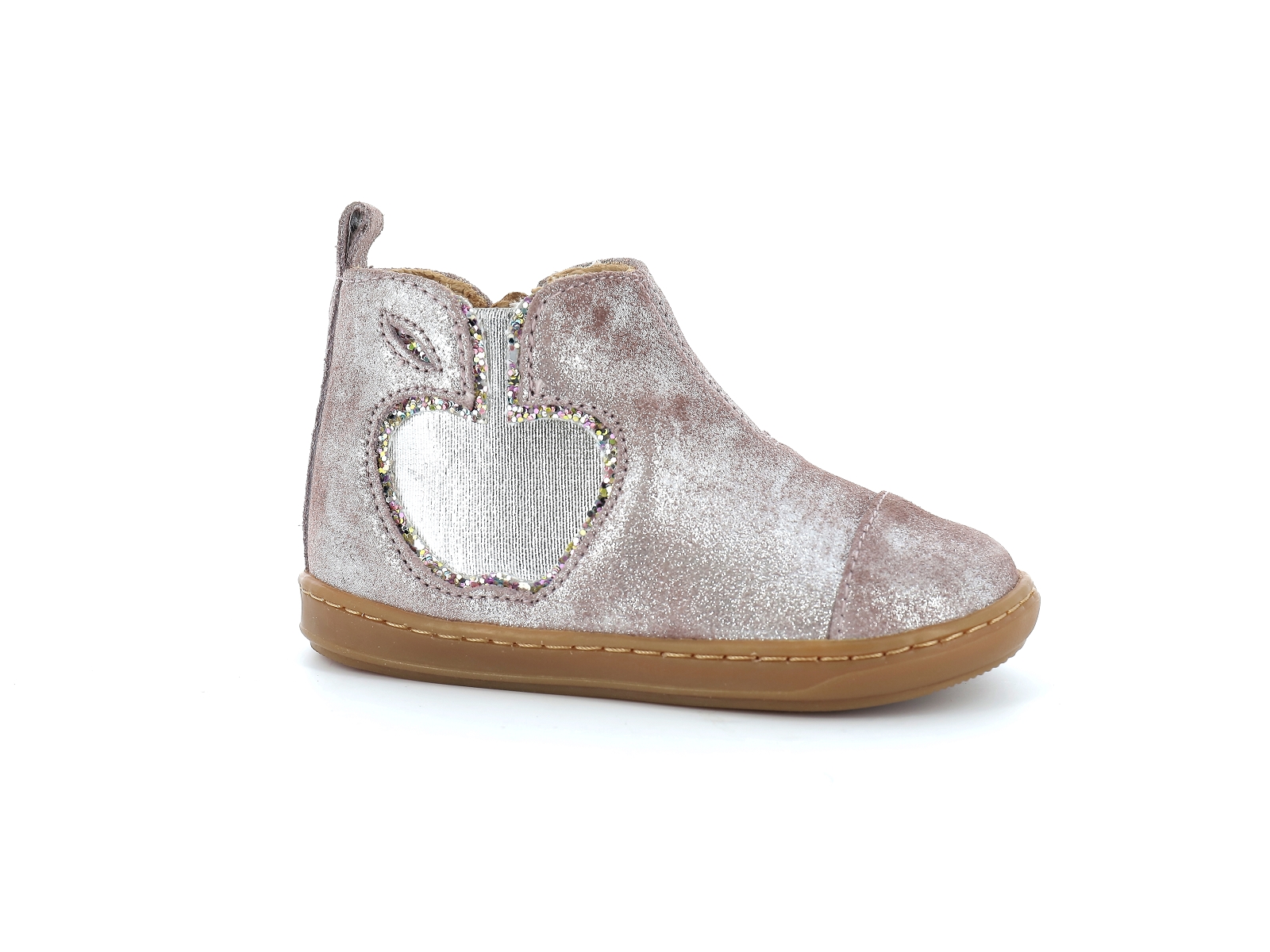 Shoopom-BOUBA NEW APPLE Cuir Argent