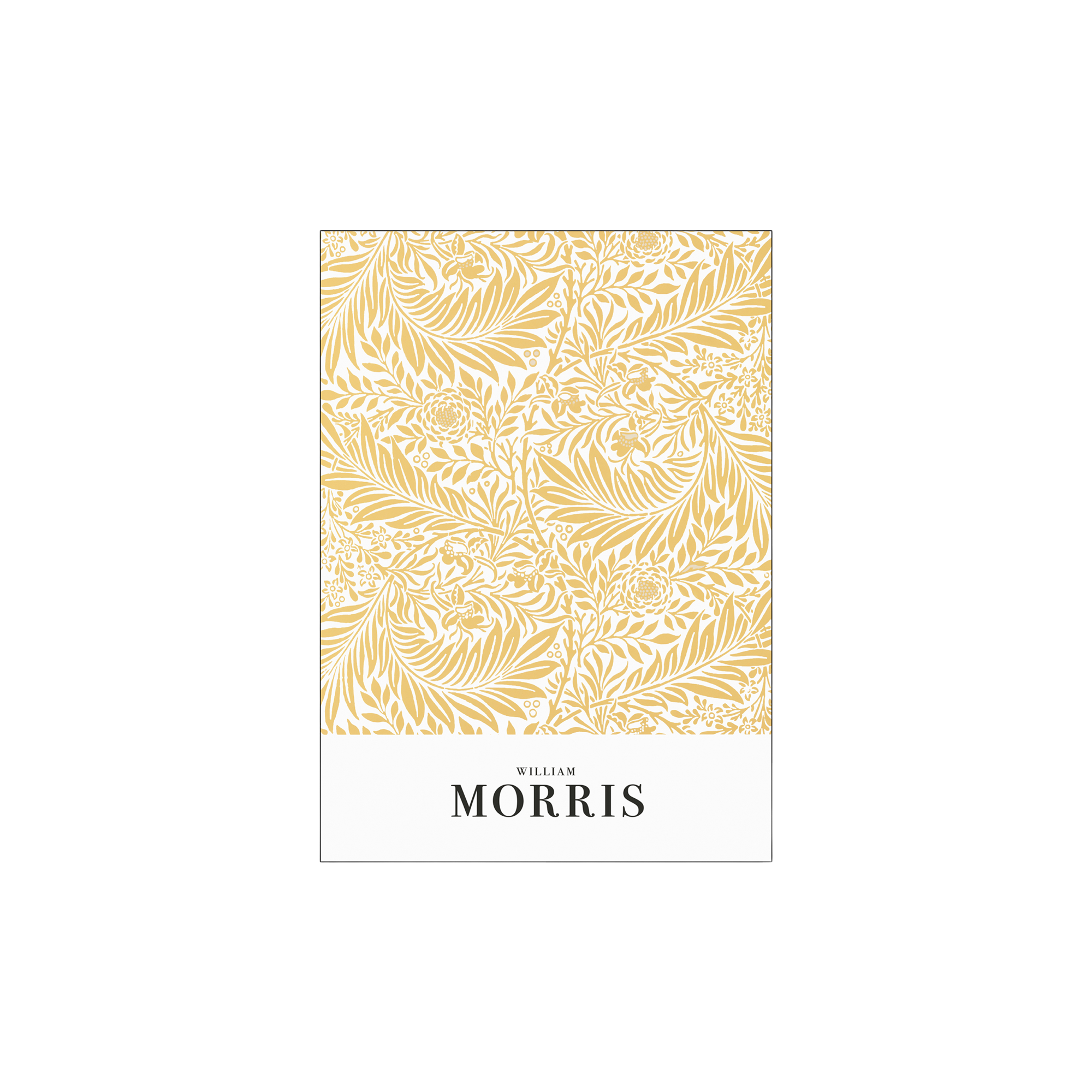 Plakat Larkspur 50 x 70 | William Morris. | Yellow | Poster and Frame